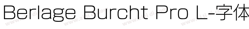 Berlage Burcht Pro L字体转换